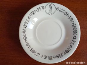 Antigüedades: Plato Santa Clara Moises Alvarez- Meson el jerezano escuela taurina Puerto Santa Maria